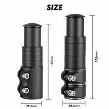 Load image into Gallery viewer, Mountain Bike Handlebar Extension Head Up Adaptor Front Fork Stem Riser Extender