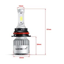 Load image into Gallery viewer, AUXBEAM S2 9007 COB LED Headlight High Low Beam Bulbs 72W 12000LM 6000K