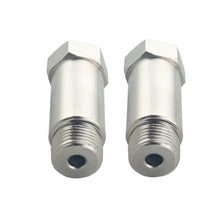 Load image into Gallery viewer, 2PCS O2 Oxygen Sensor Test Pipe Extension Spacer Extender Adapter CEL M18X1.5 55MM