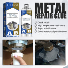 Load image into Gallery viewer, EELHOE Metal Repair Glue, Crack Filling And Leak Plugging Quick Dry Crack High Temperature Welding Metal Repair Agent