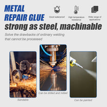 Load image into Gallery viewer, EELHOE Metal Repair Glue, Crack Filling And Leak Plugging Quick Dry Crack High Temperature Welding Metal Repair Agent