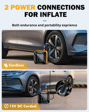 Load image into Gallery viewer, MODEL-H6 28MM CYLINDER PORTABLE CAR TIRE INFLATOR AIR COMPRESSOR PUMP FOR PICKUP TRUCK CAR MOTORCYCLE BIKE BALL