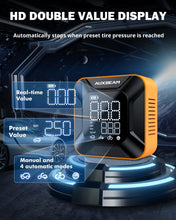 Load image into Gallery viewer, MODEL-H6 28MM CYLINDER PORTABLE CAR TIRE INFLATOR AIR COMPRESSOR PUMP FOR PICKUP TRUCK CAR MOTORCYCLE BIKE BALL