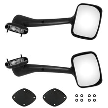 Load image into Gallery viewer, 2PCS Hood Mirror Fit for Freightliner Cascadia 2008-2016, Pair Hood Mirrors Kit Trucks Driver Left and Passenger Side Pair (Black)