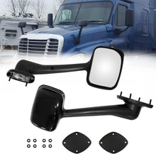 Load image into Gallery viewer, 2PCS Hood Mirror Fit for Freightliner Cascadia 2008-2016, Pair Hood Mirrors Kit Trucks Driver Left and Passenger Side Pair (Black)