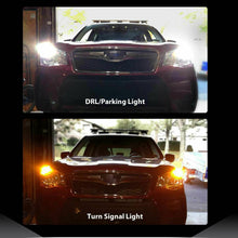 Load image into Gallery viewer, 2Pcs 3157 3156 LED Turn Signal DRL Light Bulbs White Amber Switchback For Chevy