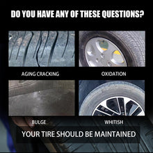 Load image into Gallery viewer, Homonth Tire Coating Agent, Automotive Tire Rim Brightening And Polishing Durable Maintenance Decontamination Cleaning Brightener