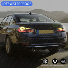 Load image into Gallery viewer, Tail Lights Compatible with 2013-2018 BMW 3-Series F30 F35 F80 6th Sedan with Dragon Scales Running Light, Driver and Passenger side(Smoke Lens Styles)