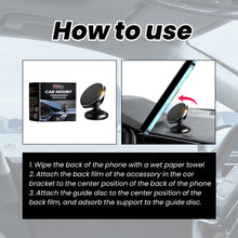 Load image into Gallery viewer, Rayhong Car Stand New Magnetic Folding Mobile Phone Stand For Rotating Dashboard Navigation For Cars
