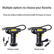 Load image into Gallery viewer, Car tire inflator pump wireless intelligent digital display portable handheld car inflator pump bicycle pump