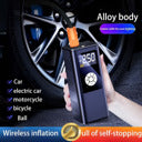 Load image into Gallery viewer, Wireless car inflatable pump high-power portable intelligent digital display inflatable treasure multi-function wireless charging