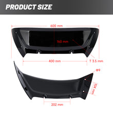 Load image into Gallery viewer, Black Wind Splitter Windscreen for Harley CVO Road Glide FLTRXSE 2023 2024