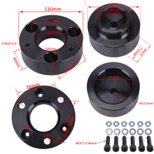Load image into Gallery viewer, 2.5" Front & 1.5" Rear Leveling Lift Kit For 2009-2023 Dodge Ram 1500 4WD Billet