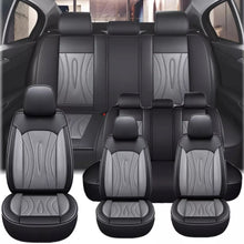 Load image into Gallery viewer, For Toyota Car Seat Covers 5-Seats Full Set PU Leather Front & Rear Protector