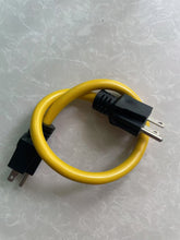 Load image into Gallery viewer, 3 fork plug to dual male extension cable for RV power adapter cable for switch conversion