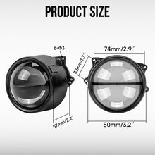 Load image into Gallery viewer, 3.0'' LED Dynamic Pupil Devil Eyes Remote Control 6 Modes Headlight 2pcs