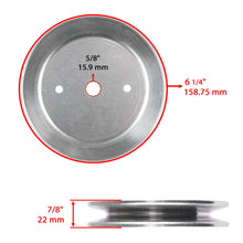 Load image into Gallery viewer, 46" Spindles Blade Belt Pulley Kit for Husqvarna YTH20K46 YTH22V46 YTH21K46