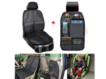 Load image into Gallery viewer, Car Seat Protector Thickest Padded Waterproof Back Seat Organizer Kick Mat Cover