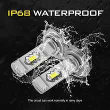 Load image into Gallery viewer, 2X H7 LED Headlight Bulb Conversion Kit High Low Beam 3000K Yellow 20000LM