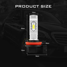 Load image into Gallery viewer, 40W H8 H9 H11 LED Headlight Low Beam Fog Light Conversion 6000K White Bulbs HID