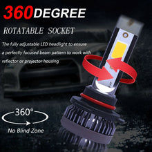 Load image into Gallery viewer, 2X Mini 9006 HB4 3000K Golden Yellow LED Headlight Bulbs High Low Beam Fog Light