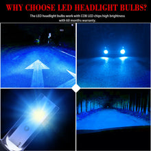 Load image into Gallery viewer, 9006 HB4 LED Headlight Bulb Kit Low Beam 8000K 120W 26000LM Ice Blue Lights 2X