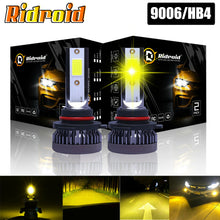 Load image into Gallery viewer, 2X Mini 9006 HB4 3000K Golden Yellow LED Headlight Bulbs High Low Beam Fog Light