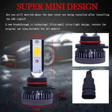 Load image into Gallery viewer, 2X Mini 9006 HB4 3000K Golden Yellow LED Headlight Bulbs High Low Beam Fog Light