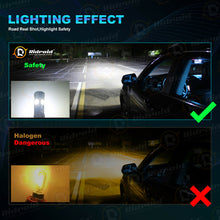 Load image into Gallery viewer, 2X Fanless 3Side H7 CSP LED Headlights Bulb Conversion Kit White 6000K Noiseless
