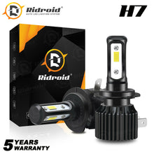 Load image into Gallery viewer, 2X Fanless 3Side H7 CSP LED Headlights Bulb Conversion Kit White 6000K Noiseless
