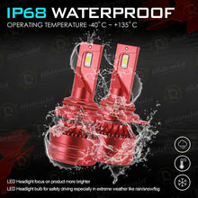 Load image into Gallery viewer, Fit for Toyota RAV4 2016-2018 9012 LED Headlight Bulb Super White Light 6000K