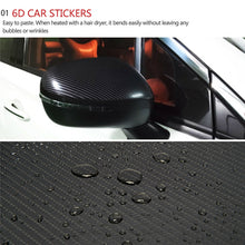 Load image into Gallery viewer, 6D Car Interior Wrap Sticker Carbon Fiber Glossy Vinyl Film Car Auto Accessories
