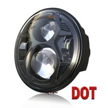 Load image into Gallery viewer, Brightest Black 5-3/4" 5.75 Inch Round Led Headlight for Motorcycle Bike Motor