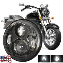 Load image into Gallery viewer, Brightest Black 5-3/4" 5.75 Inch Round Led Headlight for Motorcycle Bike Motor