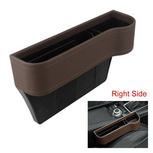 Load image into Gallery viewer, 1PCS Car Seat Right Side Gap Catcher Storage Box Bottles Pocket Organizer Holder