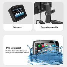 Load image into Gallery viewer, 5" IPS Touch Screen Portable Motorcycle Navigator Wireless CarPlay Waterproof