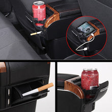 Load image into Gallery viewer, 1PCS 7-USB Charging Car Dual Opening Armrest Box Central Console Cup Holder Part
