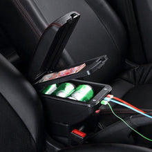 Load image into Gallery viewer, 1PCS 7-USB Charging Car Dual Opening Armrest Box Central Console Cup Holder Part