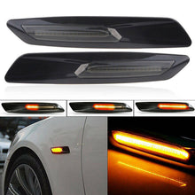 Load image into Gallery viewer, SMOKE LENS LED Fender Side Marker Light Turn Signal Lamp for BMW E90 E91 E92 E93