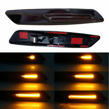 Load image into Gallery viewer, SMOKE LENS LED Fender Side Marker Light Turn Signal Lamp for BMW E90 E91 E92 E93
