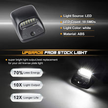 Load image into Gallery viewer, For 2000-2013 Toyota Tundra White LED Tag License Plate Light Bulbs Assembly Kit