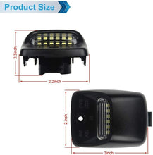Load image into Gallery viewer, For 2000-2013 Toyota Tundra White LED Tag License Plate Light Bulbs Assembly Kit