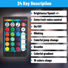 Load image into Gallery viewer, 6x Car Underglow Neon Accent Strip Lights Kit RGB Million Multi-Color Music Lamp