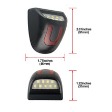 Load image into Gallery viewer, 2X LED License Plate Light Red DRL Tube Lamp For Silverado GMC Sierra 1500 2500