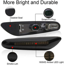 Load image into Gallery viewer, 2X Dynamic Smoked LED Side Marker Turn Signal Light For BMW E90 E83 E92 E82 E46
