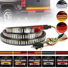 Load image into Gallery viewer, 60" 3-Row 504 LED Truck Tailgate Light Bar Strip Reverse Brake Signal Tail Lamp