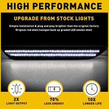 Load image into Gallery viewer, 2PCS Smoked White LED Rear Bumper Side Marker Lights For 2015-2022 Ford Mustang