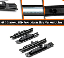 Load image into Gallery viewer, Black Lens LED Front Rear Fender Side Marker Lights For 2004-2008 Acura TL base