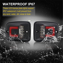 Load image into Gallery viewer, White & Red LED License Plate Lights Lamp For 98-04 Nissan Frontier 94-04 Xterra