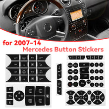 Load image into Gallery viewer, Repair Button Door Steering A/C Window Radio Stickers For 2007-14 Mercedes Benz